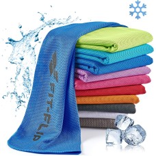 Handtuch aus Mikrofaser, Airflip, erfrischendes Handtuch für Sport und Fitnessstudio, Laufen, Trekking, Reisen und Yoga, 100 x 30 cm