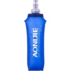 Laufende Wasserflasche, weich, leicht, zusammenklappbar, hygienisch, 500 ml, für verschiedene sportliche Aktivitäten, Laufen, Radfahren, Wandern