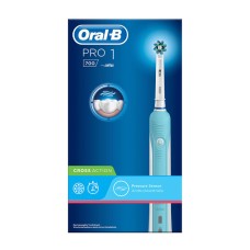 Oral-B Pro 1 700 Cross Action, wiederaufladbare elektrische Zahnbürste Braun