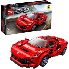 LEGO Speed Champions Ferrari F8 Tribute, Rennwagen-Bausatz, 76895
