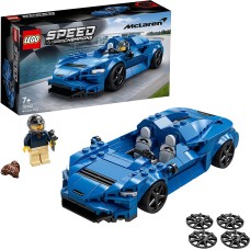 LEGO Speed ​​Champions 76902 McLaren Elva Spielzeugauto für 7-jährige Sportrennwagen mit Fahrer