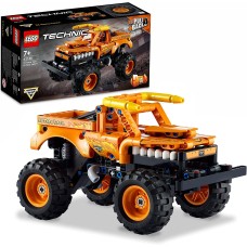 LEGO Technic Monster Jam El Toro Loco, Set 2 in 1 Camion e Macchina Giocattolo, per Bambini di 7+ Anni, 42135
