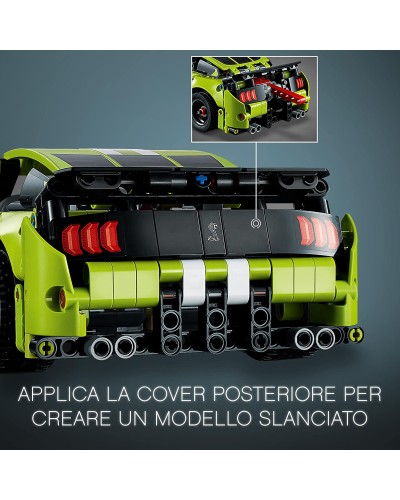 LEGO Technic 42138 Ford Mustang Shelby GT500 Modellbauauto Spielzeugauto mit AR-App