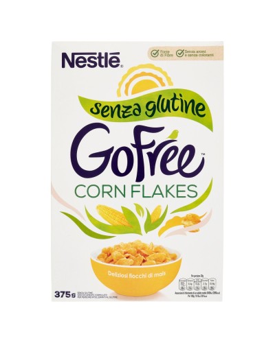 Corn Flakes Senza Glutine, Go Free Nestlé, 375 g