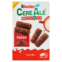 Kinder Cereale' Biscotti, Farine di 7 Cereali a Fonte di Fibre, 6 monoporzioni
