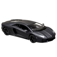 Lamborghini Aventador Radio-commandée, voiture-jouet, reproduction parfaite, couleur noire, échelle 1:10, fonctions d'éclairage
