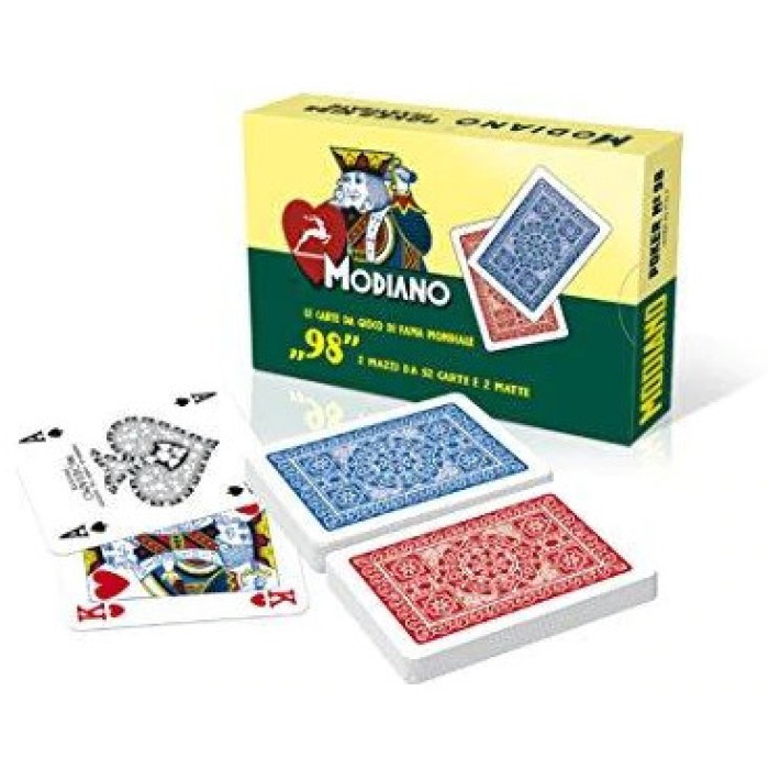 Carte da Gioco in plastica - Carte da Poker o Burraco - Scala 40