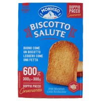 Biscotti Salute Monviso confeziona da 2 x 600 g,  confezione risparmio da 1.2kg