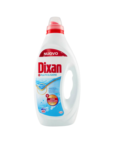 DIXAN  Waschmaschine Flüssigkeits-Waschmittel sauber und glatt 18 Waschmittel