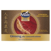 Ginseng Haute Concentration, Matt, paquet de 8 flacons