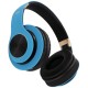 GroovePad, Cuffia Stereo Bluetooth con Microfono, colore blue