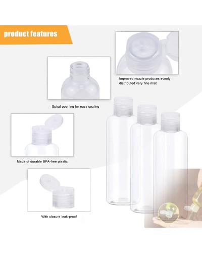 Reiseflaschen, 100 ml, Kunststoff, für Shampoo, Spülung, Lotion, Toilettenartikel Reiseflaschen, 100 ml, Kunststoff, für Shampoo, Spülung, Lotion, Toilettenartikel