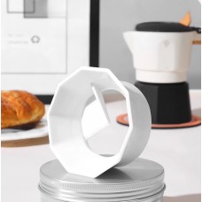 Spender für Moka Kaffee, Kaffeespender für Moka, kompatibel mit Bialetti, Dosierring Dosierer für Moka, für Mokka