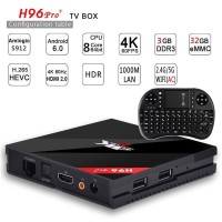H96 PRO PLUS 32 GB + 6.0 Octa Core Android S912 Amlogic Player TV Set top Box -IPTV