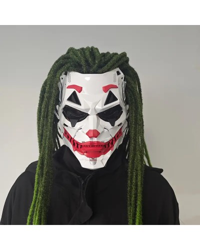 Horror Clown Maske Full-Face Augen- und Nasenöffnungen