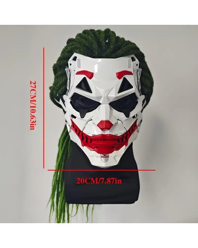 Horror Clown Maske Full-Face Augen- und Nasenöffnungen