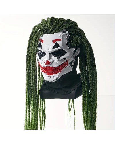 Horror Clown Maske Full-Face Augen- und Nasenöffnungen