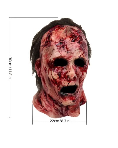 Herren Maske Blut realistischer Effekt Full Face Halloween