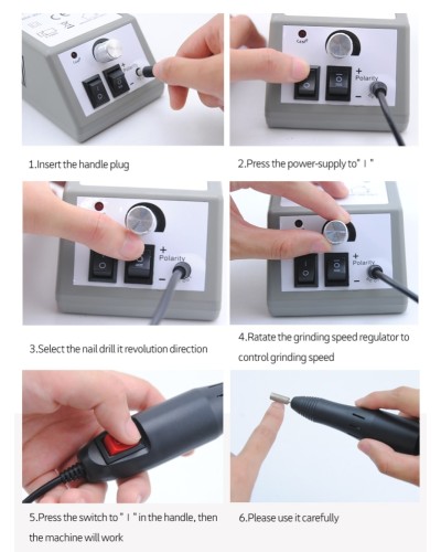 Professionelle elektrische Nagelbohrmaschine 20000 U/min Professionelle elektrische Nagelbohrmaschine 20000 U/min