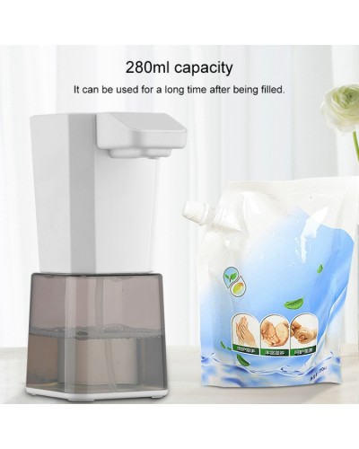 Seifenspender Automatisch, 280 ml Fassungsvermögen, ohne Berührung, für Desinfektionsgel, Flüssigseife Seifenspender Automatisch, 280 ml Fassungsvermögen, ohne Berührung, für Desinfektionsgel, Flüssigseife