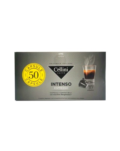 Cellini Kaffee, Espresso Intensive, 50 Kompatible Kapseln Cellini Kaffee, Espresso Intensive, 50 Kompatible Kapseln