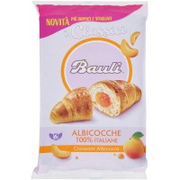 Bauli Croissant Aprikose mit Aprikosen-Füllung 100% italienisch, 6 x 50 g Packung