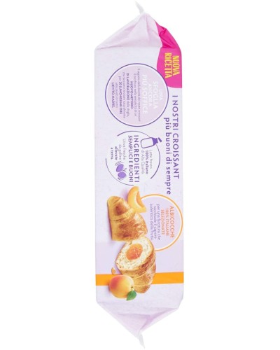 Bauli Croissant Aprikose mit Aprikosen-Füllung 100% italienisch, 6 x 50 g Packung Bauli Croissant Aprikose mit Aprikosen-Füllung 100% italienisch, 6 x 50 g Packung