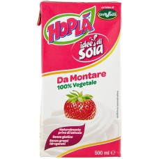 Hoplã, Schlagsahne, Soja-Ideen, 100% pflanzlich, 500 ml