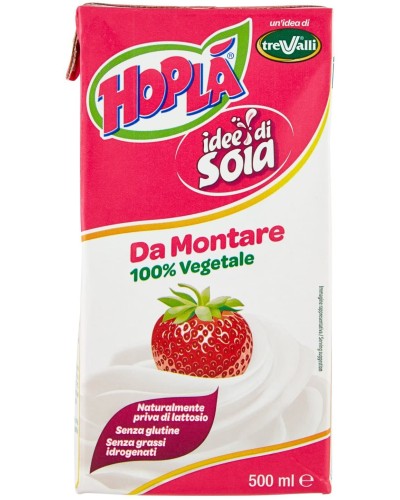 Hoplã, Schlagsahne, Soja-Ideen, 100% pflanzlich, 500 ml