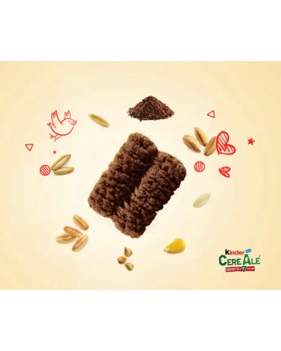 Kinder Cereale' Kekse, 7 Getreidefasermehl, 6 Einzelportionen Kinder Cereale' Kekse, 7 Getreidefasermehl, 6 Einzelportionen