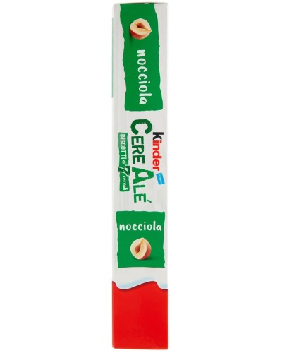 Kinder Cereale' Kekse, Haselnuss, 7 Getreidemehl mit Ballaststoffquelle, 6 Einzelportionen Kinder Cereale' Kekse, Haselnuss, 7 Getreidemehl mit Ballaststoffquelle, 6 Einzelportionen