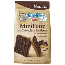 Mulino Bianco, Wholemeal Mini Scheiben, mit Zartbitterschokolade, 110g