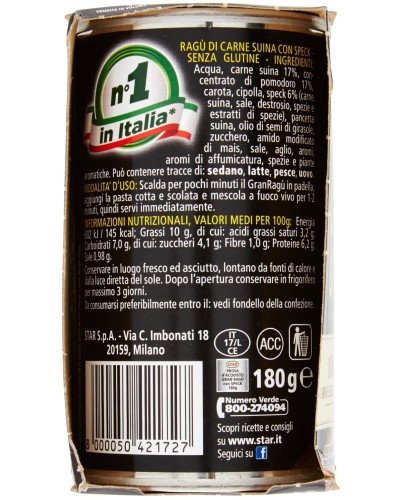 Gran Ragù Star mit Speck, 2 x 180g Gran Ragù Star mit Speck, 2 x 180g