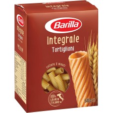 Barilla Vollkornnudeln, Tortiglioni, Vollkornweizengrieß, 500 g.
