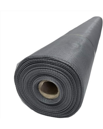 Moskitonetz aus Fiberglas, Farbe grau, Maschen 18x16, Rolle 30 Meter, sehr gute Qualität, für feste Gestellnetze, Höhe 150 cm