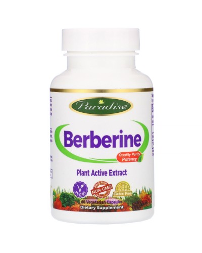 Berberin Extrakt, 60 vegetarische Kapseln, Paradise Herbs, vegan, gentechnikfrei