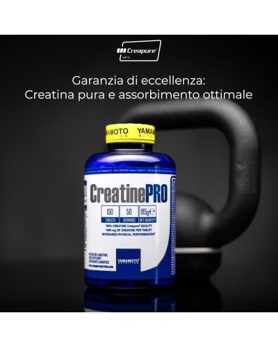 Creatine PRO Creapure© Quality, Kreatin-Monohydrat-Nahrungsergänzungsmittel, Creapure-Qualität, 150 Tabletten Creatine PRO Creapure© Quality, Kreatin-Monohydrat-Nahrungsergänzungsmittel, Creapure-Qualität, 150 Tabletten