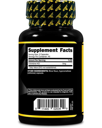 PrimaForce Yohimbine HCl 2,5 mg 90 Kapseln Flasche