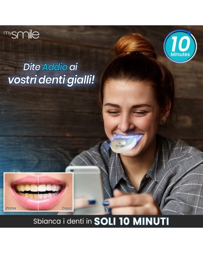 Mysmile Led Light Teeth Whitening Kit plus 6x3ml Aktivkohle-Gel, beste professionelle Zahnaufhellung Mysmile Led Light Teeth Whitening Kit plus 6x3ml Aktivkohle-Gel, beste professionelle Zahnaufhellung