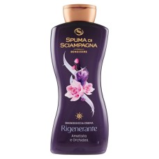 Spuma di Sciampagna Regenerierendes Wellness Duschgel Amethyst Creme und Orchidee 650 ml