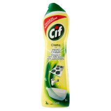 Cif Creme mit Mikrokristallen entfernt 100% des hartnäckigsten Schmutzes
