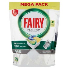 Platinum Lemon Fairy, Spülmaschinentabletten, 43 Kapseln.