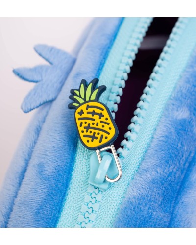 Plüschetui, Mittelschule, Mädchen, Disney Stitch, 20x9x5cm Stoff