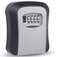 Schliessfach für den Aussenbereich, mit Code-Kombination, ideal für die Schlüsselaufbewahrung, beständiges ABS-Material 