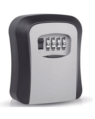 Schliessfach für den Aussenbereich, mit Code-Kombination, ideal für die Schlüsselaufbewahrung, beständiges ABS-Material