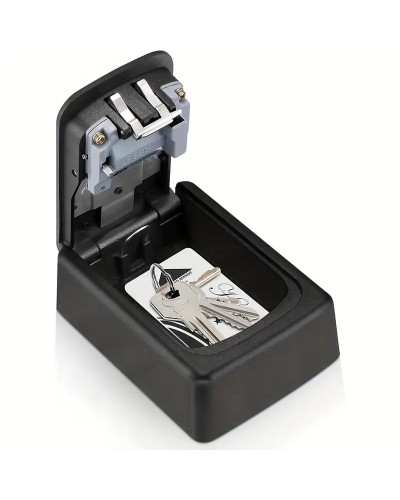 Sicherer Schlüsselkasten, Metall-Außenkasten, mit Code-Kombination, ideal für Schlüsselaufbewahrung, Metall-Material