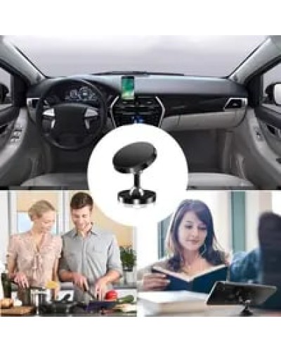 Doppelte Magnethalterung für Mobiltelefon, für Fitnessstudio, mit Doppelmagnet, schwarz Doppelte Magnethalterung für Mobiltelefon, für Fitnessstudio, mit Doppelmagnet, schwarz