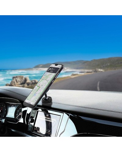 Doppelte Magnethalterung für Mobiltelefon, für Fitnessstudio, mit Doppelmagnet, schwarz Doppelte Magnethalterung für Mobiltelefon, für Fitnessstudio, mit Doppelmagnet, schwarz