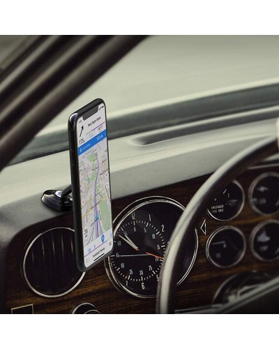 Doppelte Magnethalterung für Mobiltelefon, für Fitnessstudio, mit Doppelmagnet, schwarz Doppelte Magnethalterung für Mobiltelefon, für Fitnessstudio, mit Doppelmagnet, schwarz