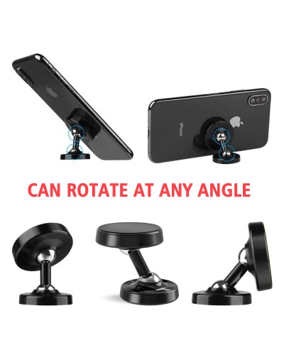 Doppelte Magnethalterung für Mobiltelefon, für Fitnessstudio, mit Doppelmagnet, schwarz Doppelte Magnethalterung für Mobiltelefon, für Fitnessstudio, mit Doppelmagnet, schwarz